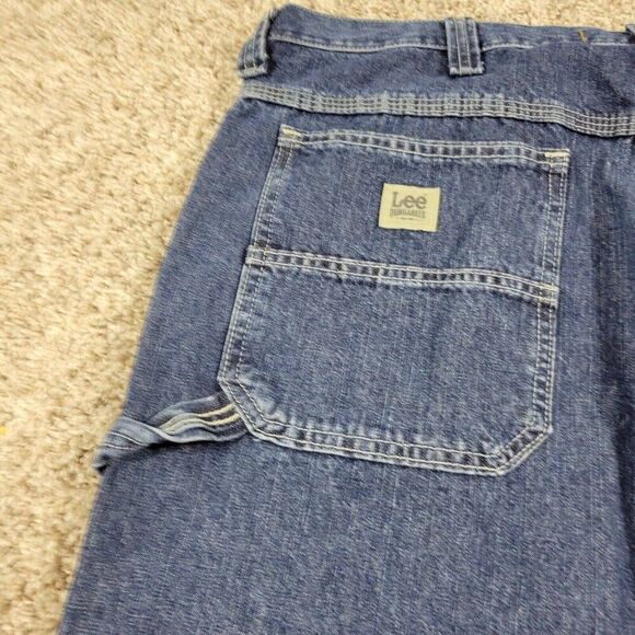 Wrangler Carpenter Jeans Mens 40x30 Dungarees Denim Utility Workwear - Picture 7 of 8